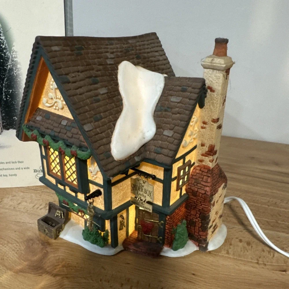 Department 56 Dickens' Village 'The Spider Box Locks' #58448 Retired Christmas